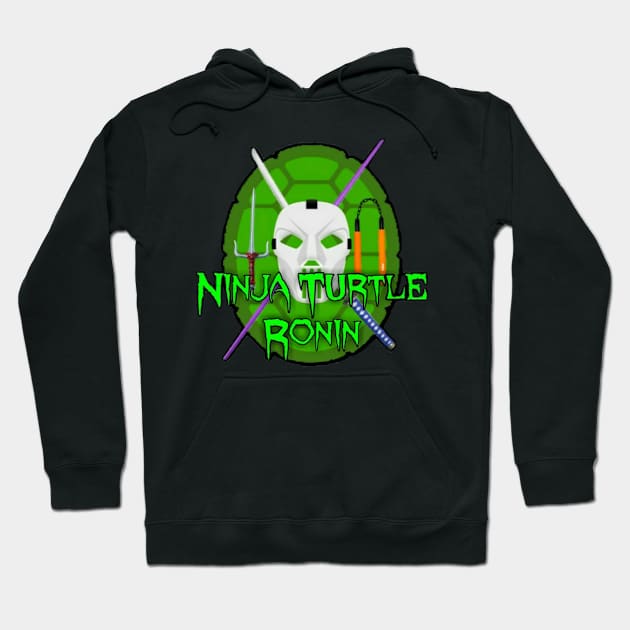 Ninja Turtle Ronin YT Channel logo Hoodie by Ninja Turtle Ronin